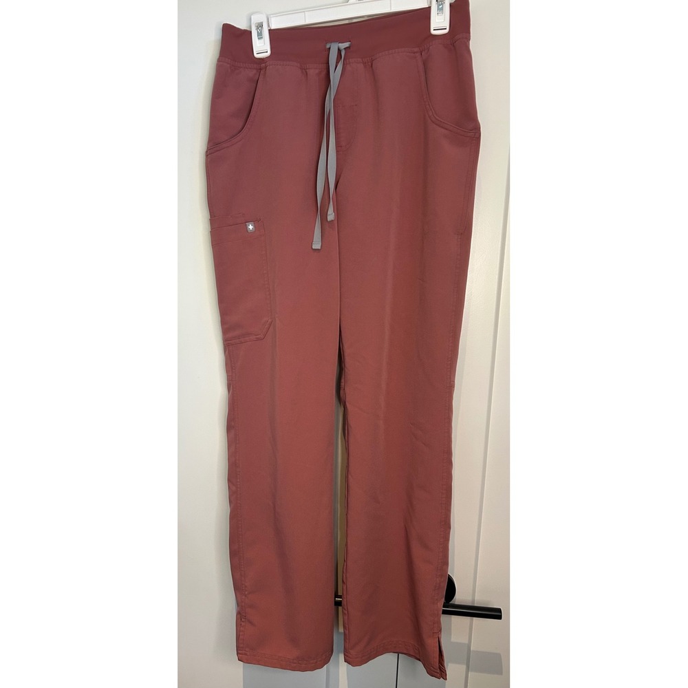 FIGS Kade Cargo Scrub Pants M Straight Leg Drawstring 1000219 Womens